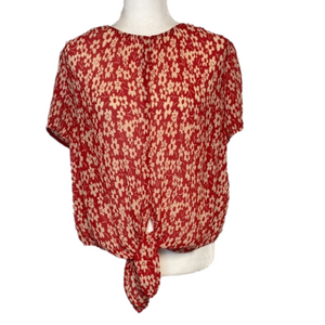 Madewell Full Bloom Crinkled Georgette Blouse